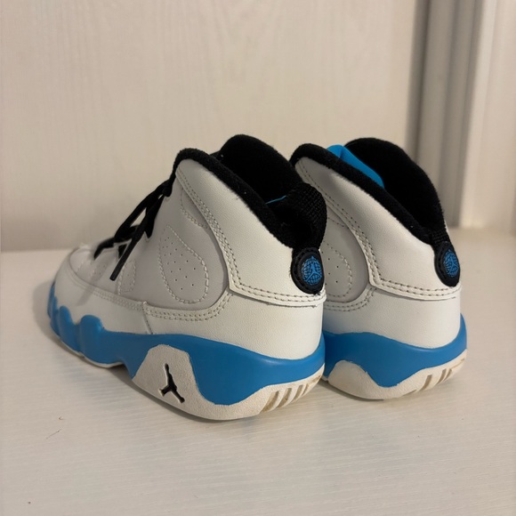 Toddler Air Jordan | Style White & Blue High-Top Sneakers | Size 9c - Picture 6 of 6